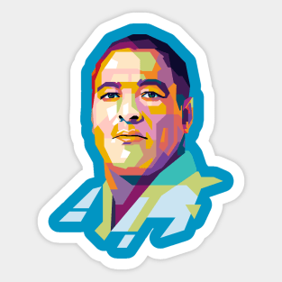 Rickson Gracie Popart Uncurve Sticker